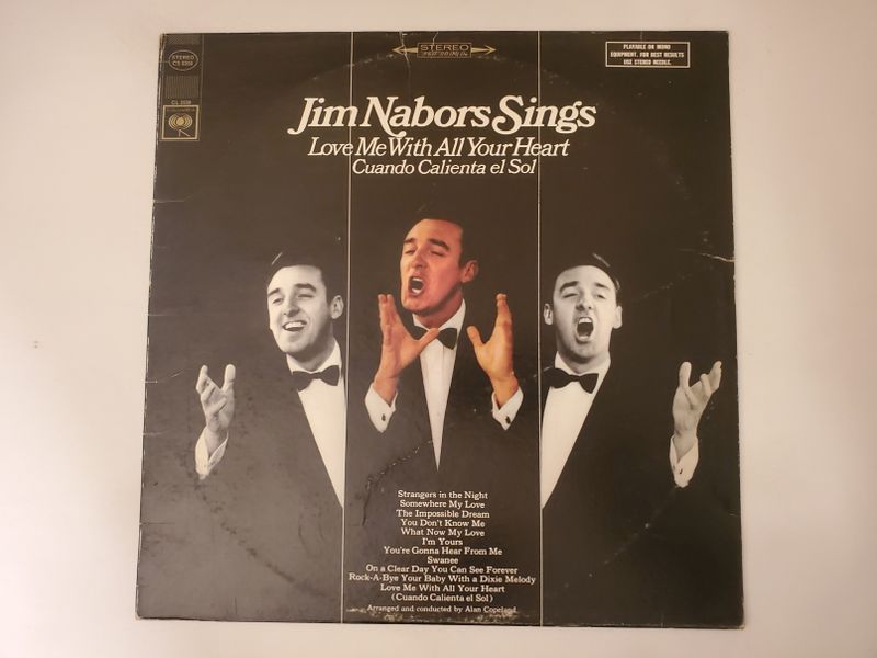 Jim Nabors Jim Nabors Sings Love Me With All Your Heart (Cuando Calienta el Sol) vinyl record